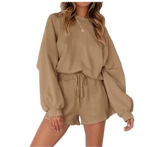 Anthropologie Tan Lounge Set